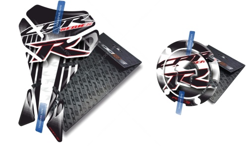 Tankpad Cappad Honda CBR 600 1000 RR V1 older model white sticker