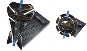 Naklejki na bak tankpad cappad V1 Honda CBR 600 1000 RR Older Model Black Gold