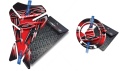 Tankpad Cappad Kawasaki Er 6f 6n V1 red sticker