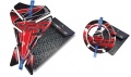 Tankpad Cappad Kawasaki Z 750 V1 red sticker