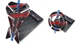 Adesivi per serbatoio tankpad cappad V1 Kawasaki Z 750 Black Red