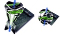 Tankpad Cappad Kawasaki Z 750 V1 white green sticker