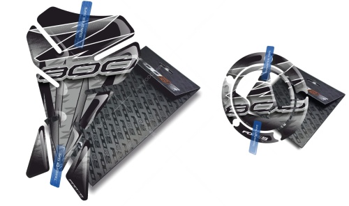 Tankpad Cappad Kawasaki Z 800 V1 silver sticker