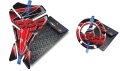 Tankpad Cappad Kawasaki Z 1000 V1 red sticker