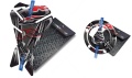 Tankpad Cappad Kawasaki ZX 6R V1 black red sticker