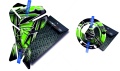 Tankpad Cappad Kawasaki ZX 7R V1 green sticker