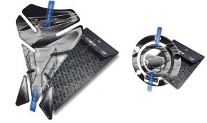 Adesivi per serbatoio tankpad cappad V1 Yamaha FZ1 Silver