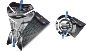 Adesivi per serbatoio tankpad cappad V1 Yamaha FZ6 Silver