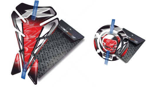 Tankpad Cappad Yamaha YZF R1 V1 red sticker