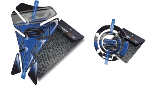 Tankpad Cappad Yamaha XJ6 V1 blue sticker