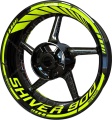 Aprilia Shiver 900 fluo motorcycle wheel rim stickers fooqs