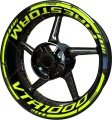 Honda VTR 1000 fluo 2 motorcycle wheel rim stickers fooqs