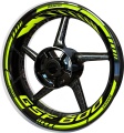 Suzuki GSF 600 Bandit fluo motorcycle wheel rim stickers fooqs