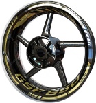 Jantes autocollants F2 Suzuki GSF 650 Bandit or