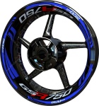 Adesivi per cerchioni ranty F2 Suzuki GSR 750 blu