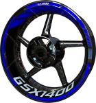 Adesivi per cerchioni ranty F2 Suzuki GSX 1400 blu