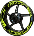 Suzuki GSXR 750 fluo motorcycle wheel rim stickers fooqs