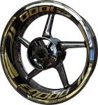Velgstickers randen F2 Suzuki GSXR 1000 goud