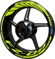 Yamaha FZ 09 fluo motorcycle wheel rim stickers fooqs