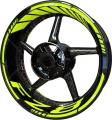 Yamaha FZ 8 fluo motorcycle wheel rim stickers fooqs