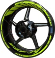 Yamaha YZF R1 fluo 3 motorcycle wheel rim stickers fooqs