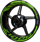 Adesivi per cerchioni ranty F2 Kawasaki Z 1000 green 2