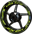 Kawasaki ZX 6R fluo 2 motorcycle wheel rim stickers fooqs