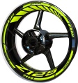 Kawasaki Z 125 fluo 2 motorcycle wheel rim stickers fooqs