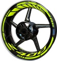 Kawasaki Z 400 fluo motorcycle wheel rim stickers fooqs