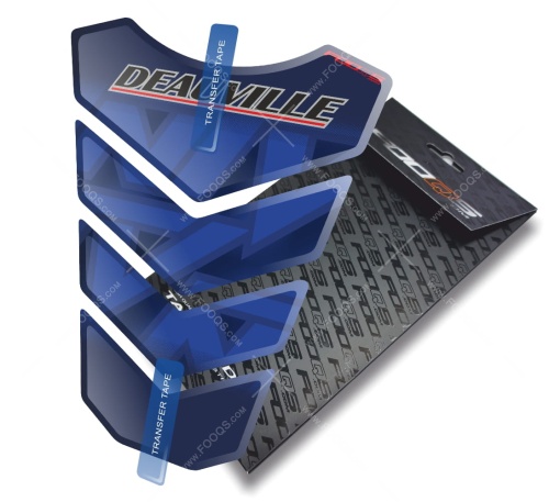 Tankpad Honda NTV 650 700 Deauville TA blue sticker
