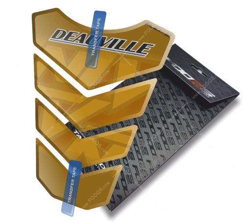 Tankpad Honda NTV 650 700 Deauville TA gold sticker