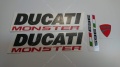 Ducati Monster 696 2008 2010 black fooqs motorcycle stickers