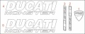 Ducati Monster 696 2008 2010 black fooqs motorsticker naklejki