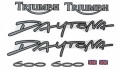 Triumph Daytona 600 2003 2005 yellow fooqs motorcycle stickers
