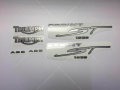 Triumph Sprint ST 2005 2009 silver fooqs motorcycle stickers