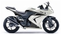Kawasaki ninja 250 R 2008 2011 white fooqs motorcycle decals aufkleber