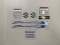 Suzuki GSF 650 S Bandit 2009 2011 navy blue fooqs motorcycle stickers