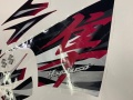 Suzuki GSX 1300 R Hayabusa 2012 dark red fooqs motorsticker