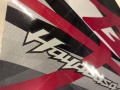 Suzuki GSX 1300 R Hayabusa 2012 dark red fooqs motostickers
