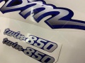 Yamaha TDM 850 1997 1999 blue fooqs motodecals naklejki