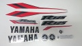 Yamaha YZF 125 R 2012 black graphite red fooqs motorcycle stickers