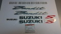 Suzuki GSF 600 S Bandit 2001 yellow fooqs motorcycle stickers