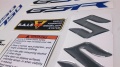 Suzuki GSR 750 2011 2012 white fooqs motorsticker naklejki