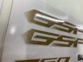 Suzuki GSR 750 2011 2016 white gold fooqs decals naklejki