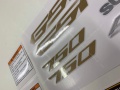 Suzuki GSR 750 2011 2016 white gold fooqs motostickers naklejki