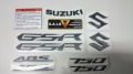 Suzuki GSR 750 2015 white fooqs motorcycle stickers