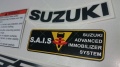 Suzuki GSR 750 2015 white fooqs motostickers naklejki