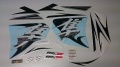 Suzuki GSX 130 R Hayabusa 2009 gold fooqs motorcycle stickers