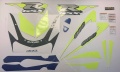 Suzuki GSXR 600 2001 blue fooqs decals naklejki