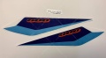 Suzuki GSXR 600 2005 blue white fooqs motorsticker naklejki rear fairing